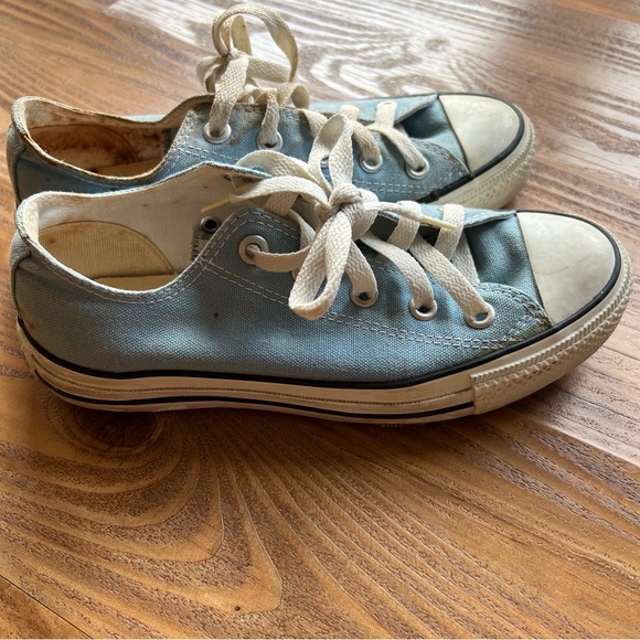 Baby Blue Converse Shoes Chuck Taylor sz 4 fits like Womens 6 - Picture 6 of 7